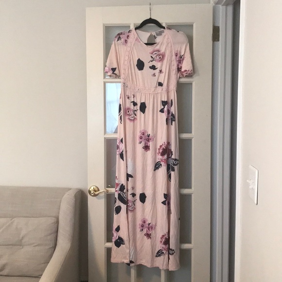 ASOS Maternity Dresses & Skirts - ASOS MATERNITY Pink Floral Maxi Dress